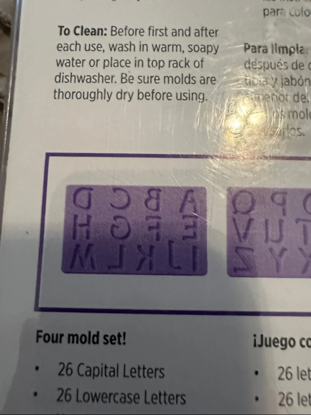 Wilton Fondant and Gum Paste Letter & Number Mold Set